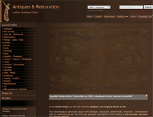 Tablet Screenshot of antiquitaeten-erfurt.de